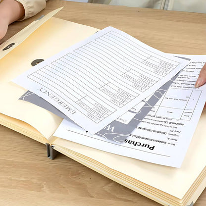 Life Document Organizer | Binder for Important Documents